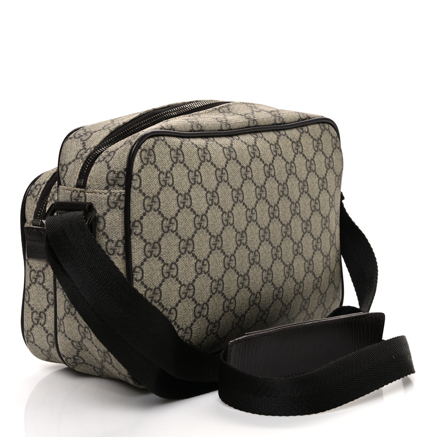 GG Plus Monogram Camera Bag Dark Brown