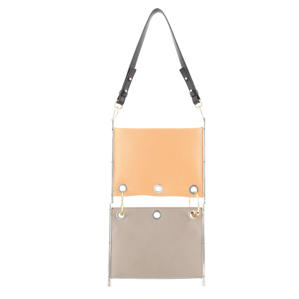 Roy Double Clutch Suede and Leather