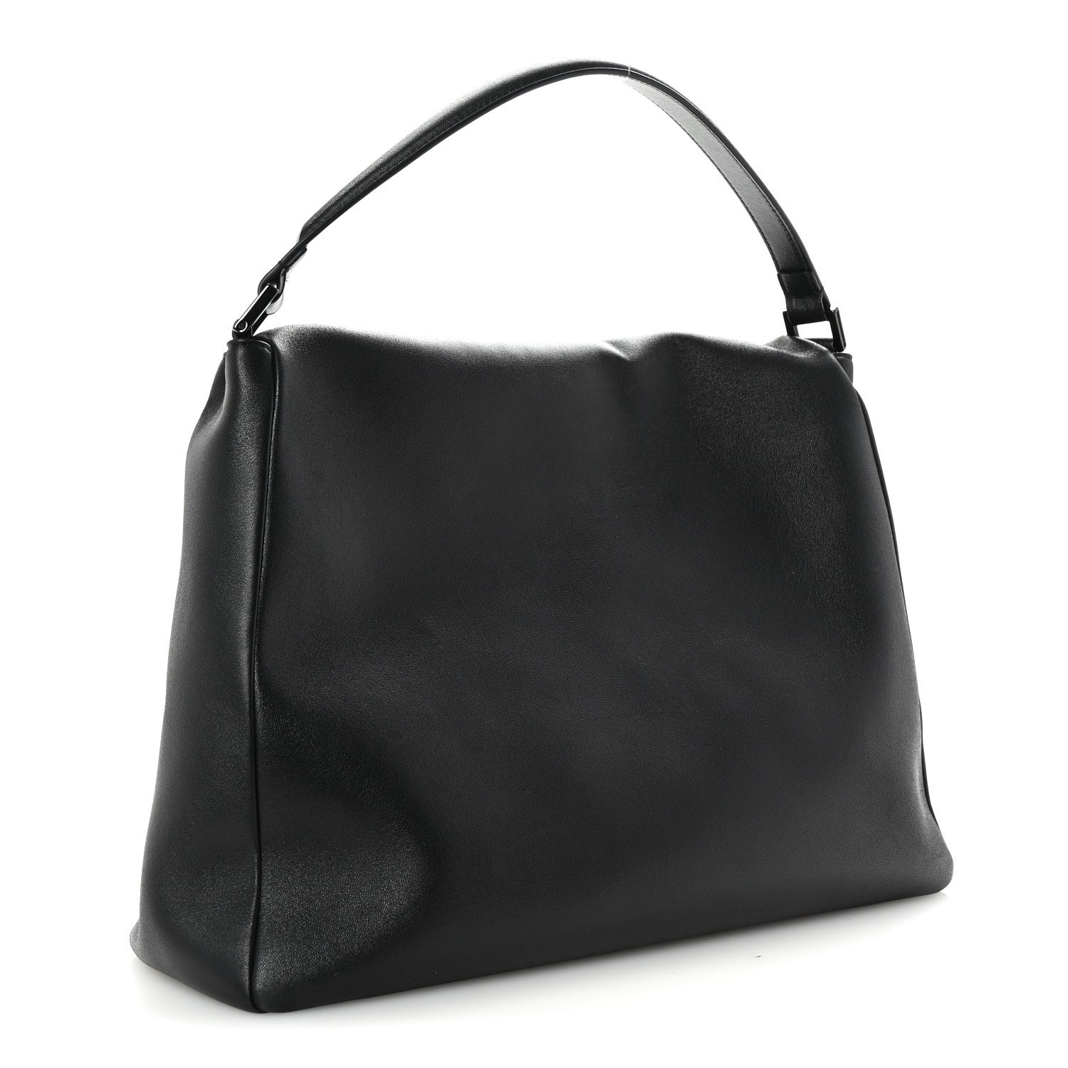 Nappa Monochrome One Stud Hobo Black