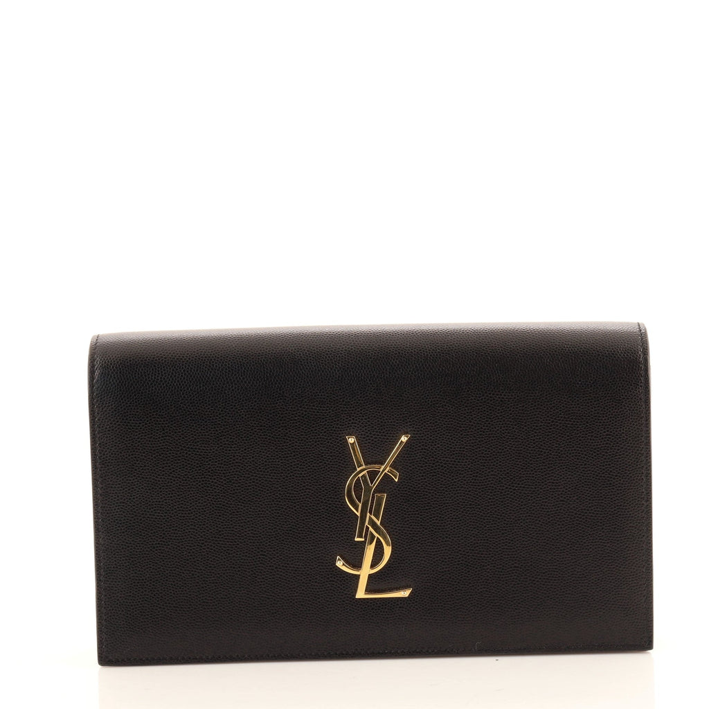 Classic Monogram Clutch Leather Long
