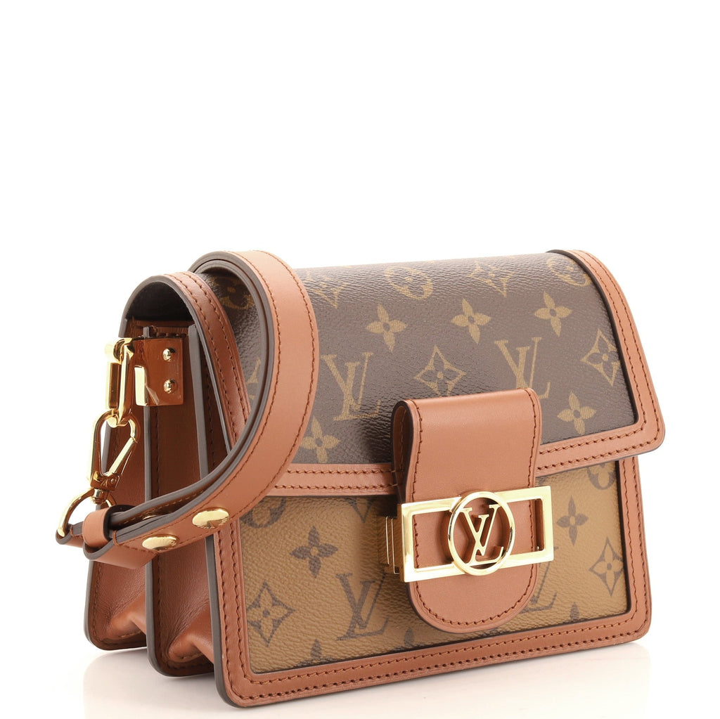 Dauphine Shoulder Bag Reverse Monogram Canvas Mini