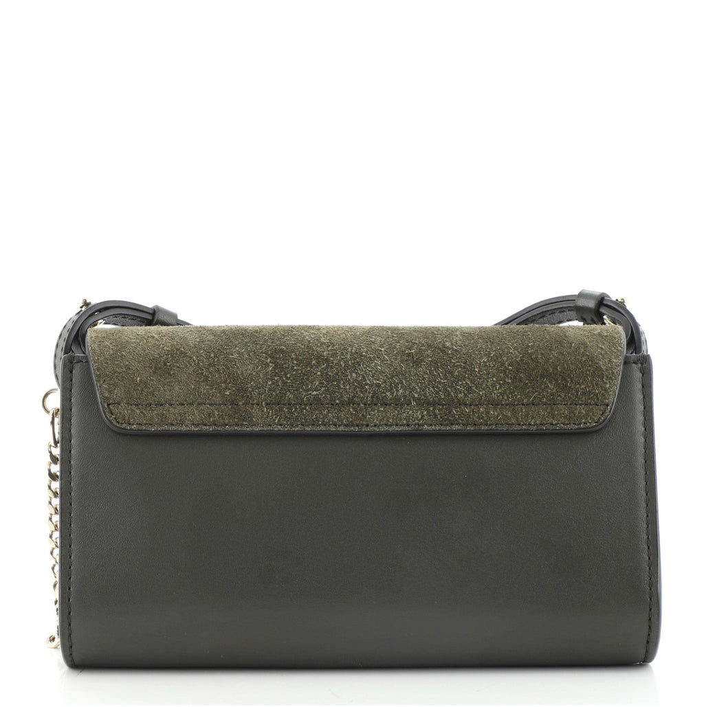 Faye Shoulder Bag Leather and Suede Mini