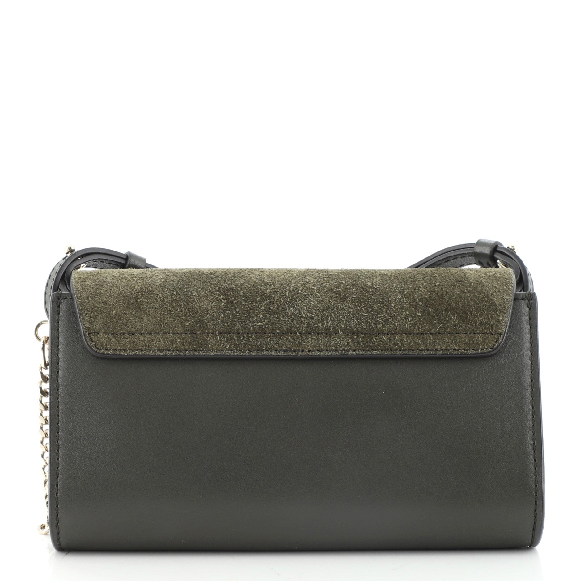 Faye Shoulder Bag Leather and Suede Mini
