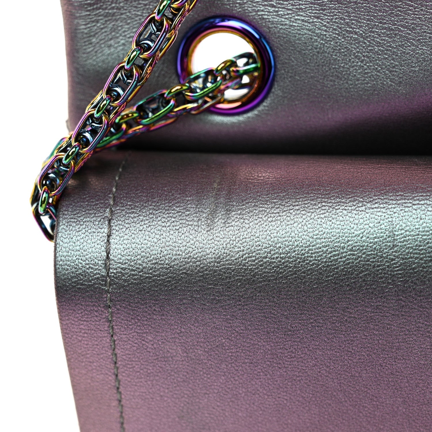 Iridescent Lambskin Quilted 2.55 Reissue 225 Flap Light Purple