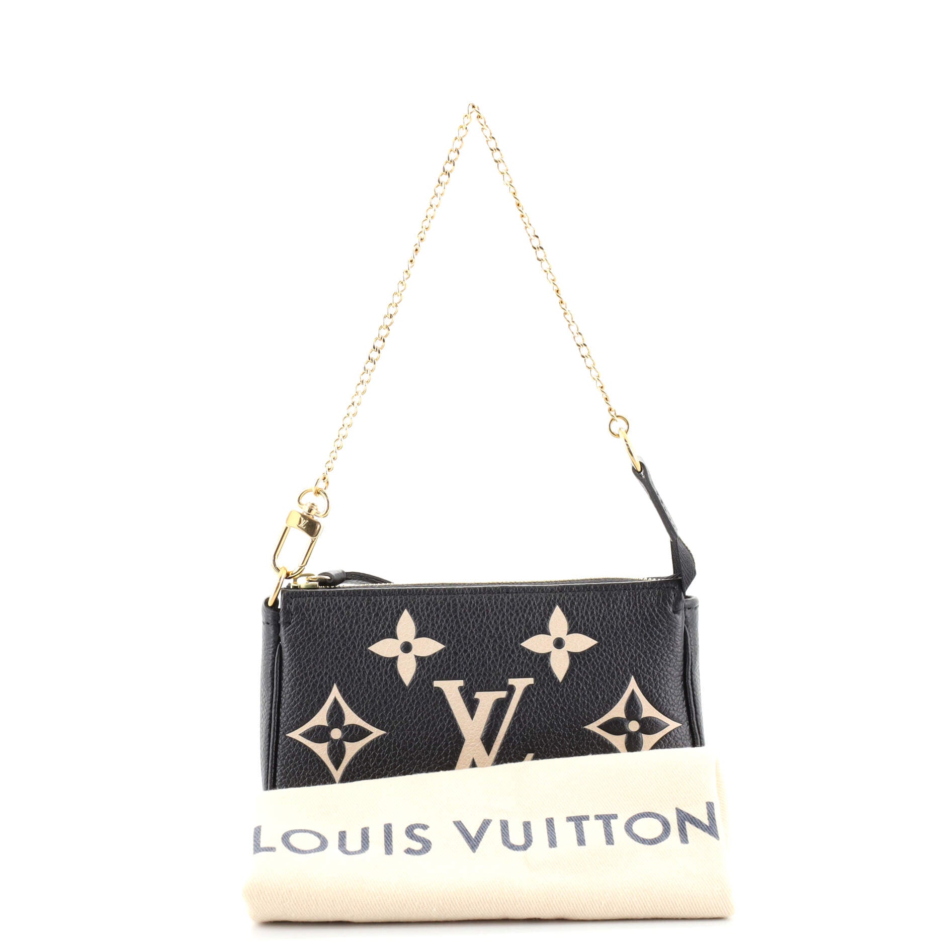 Pochette Accessoires Bicolor Monogram Empreinte Giant Mini