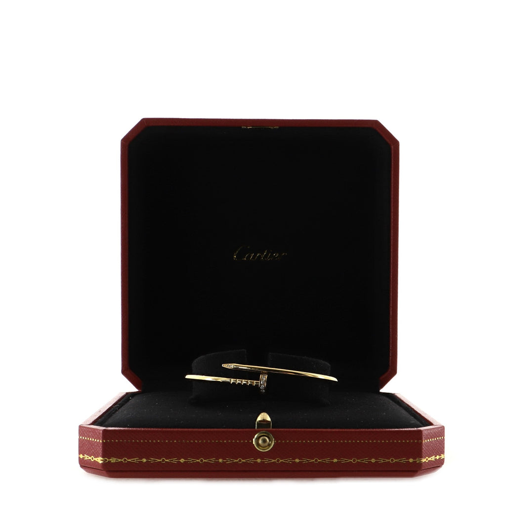 Juste un Clou Bracelet 18K Yellow Gold with Diamonds Small