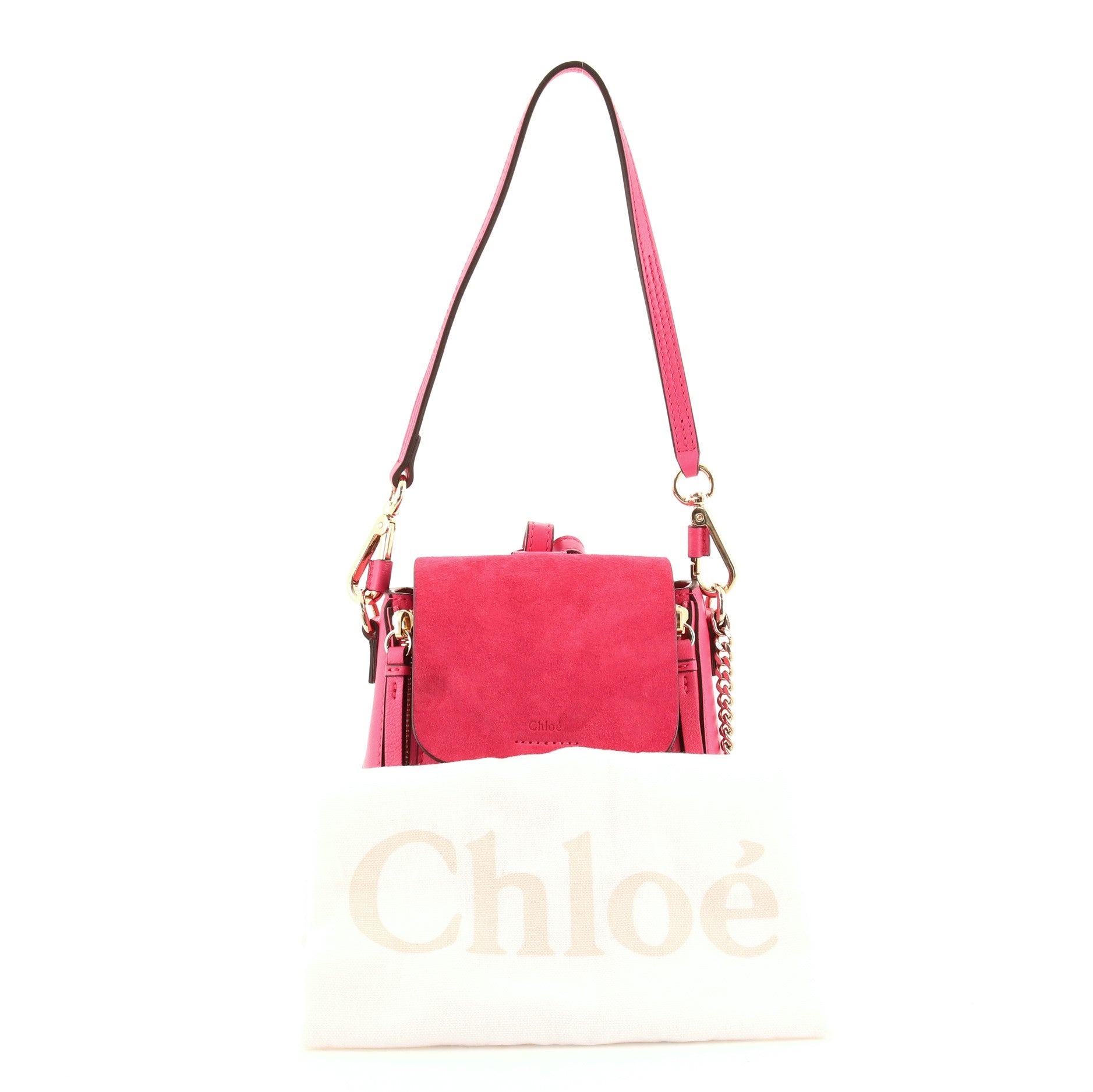 Faye Backpack Leather and Suede Mini