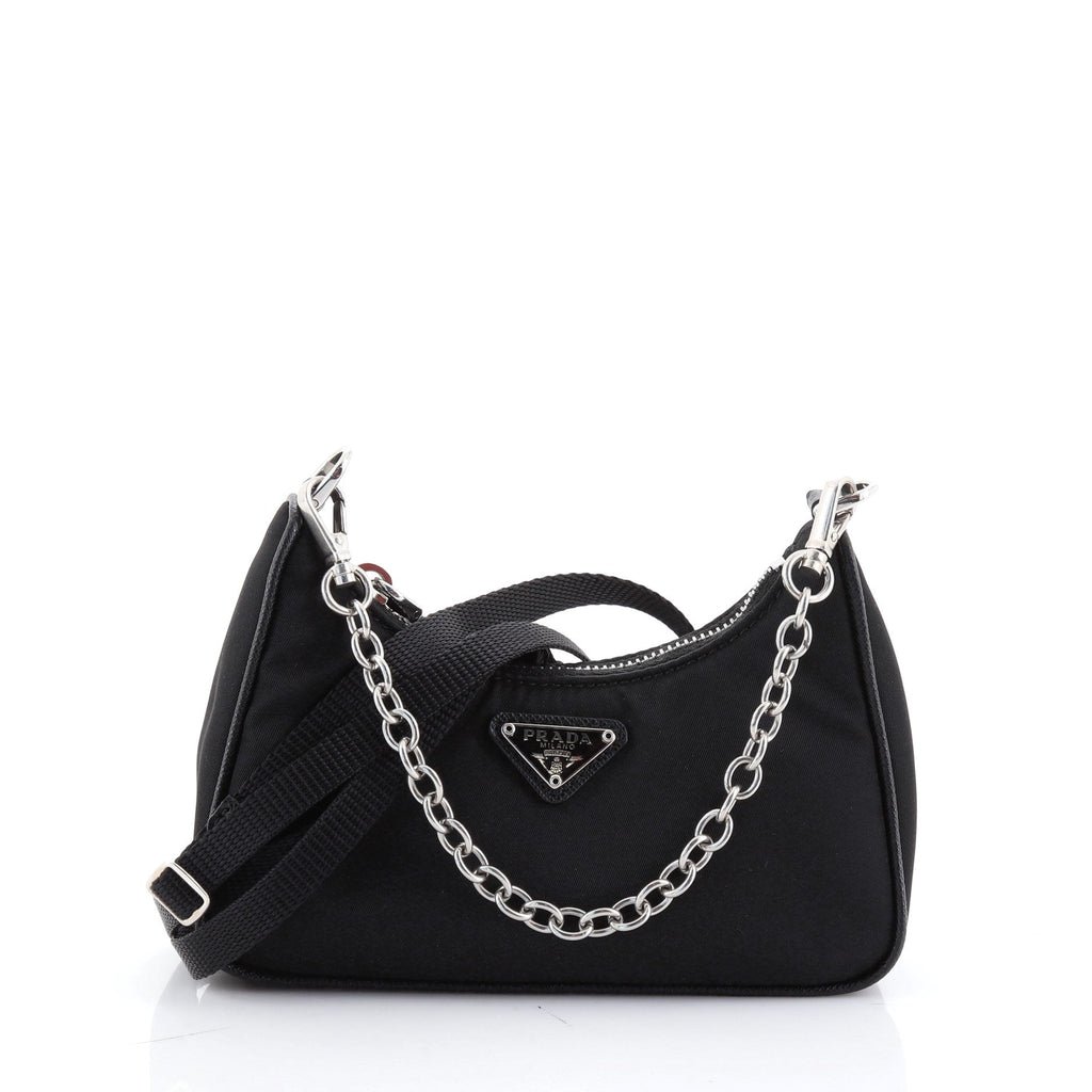 Re-Edition Shoulder Bag Tessuto Mini