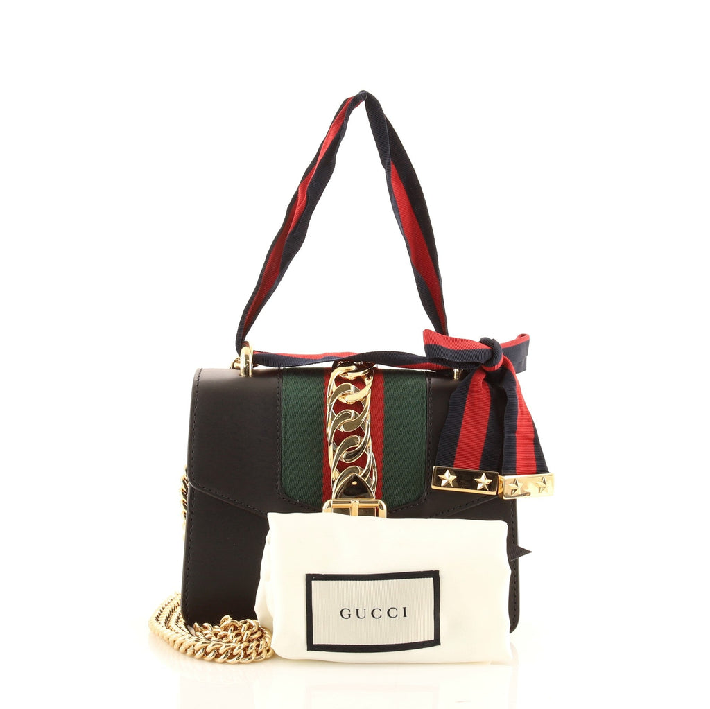 Sylvie Chain Shoulder Bag Leather Mini