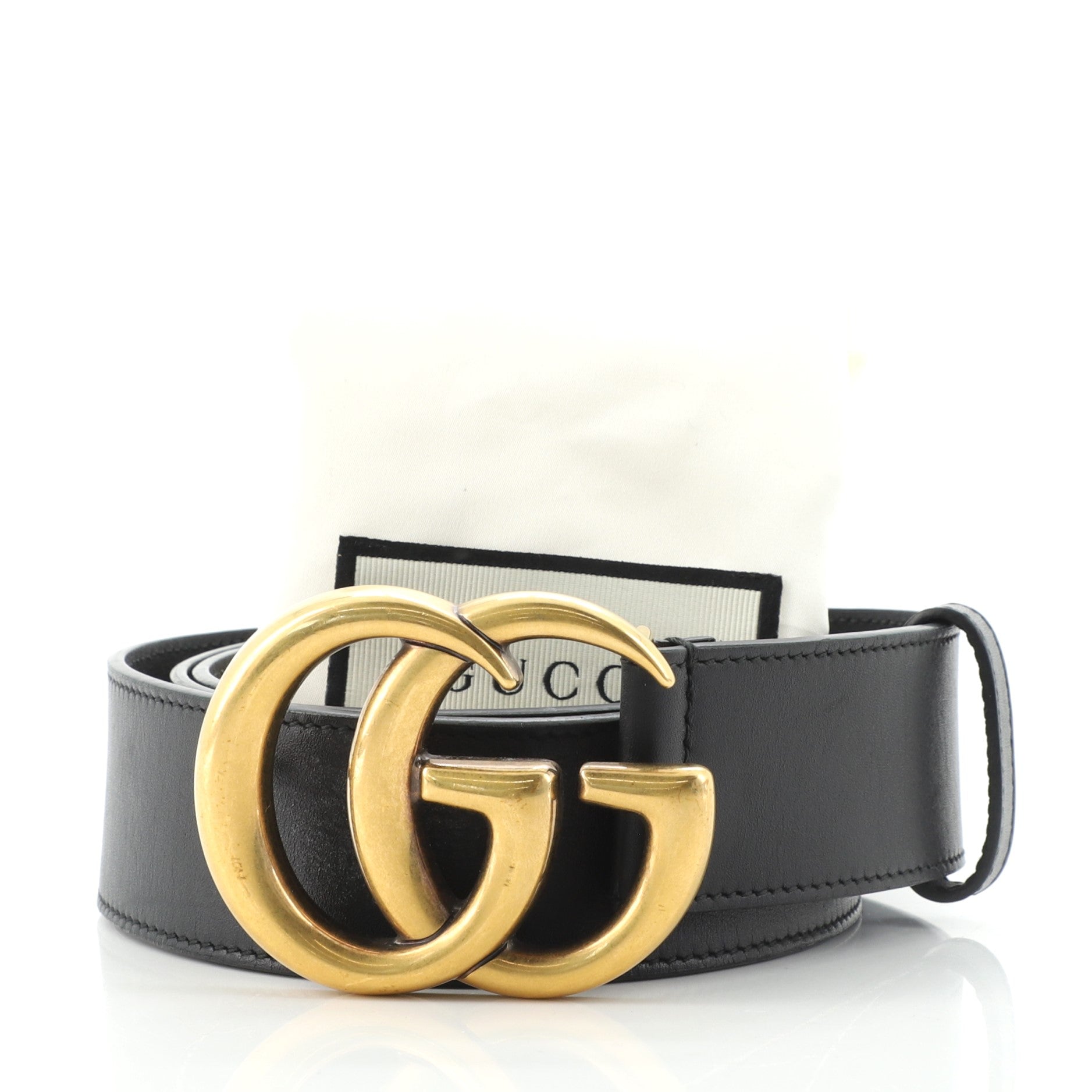 GG Marmont Belt Leather Wide 90