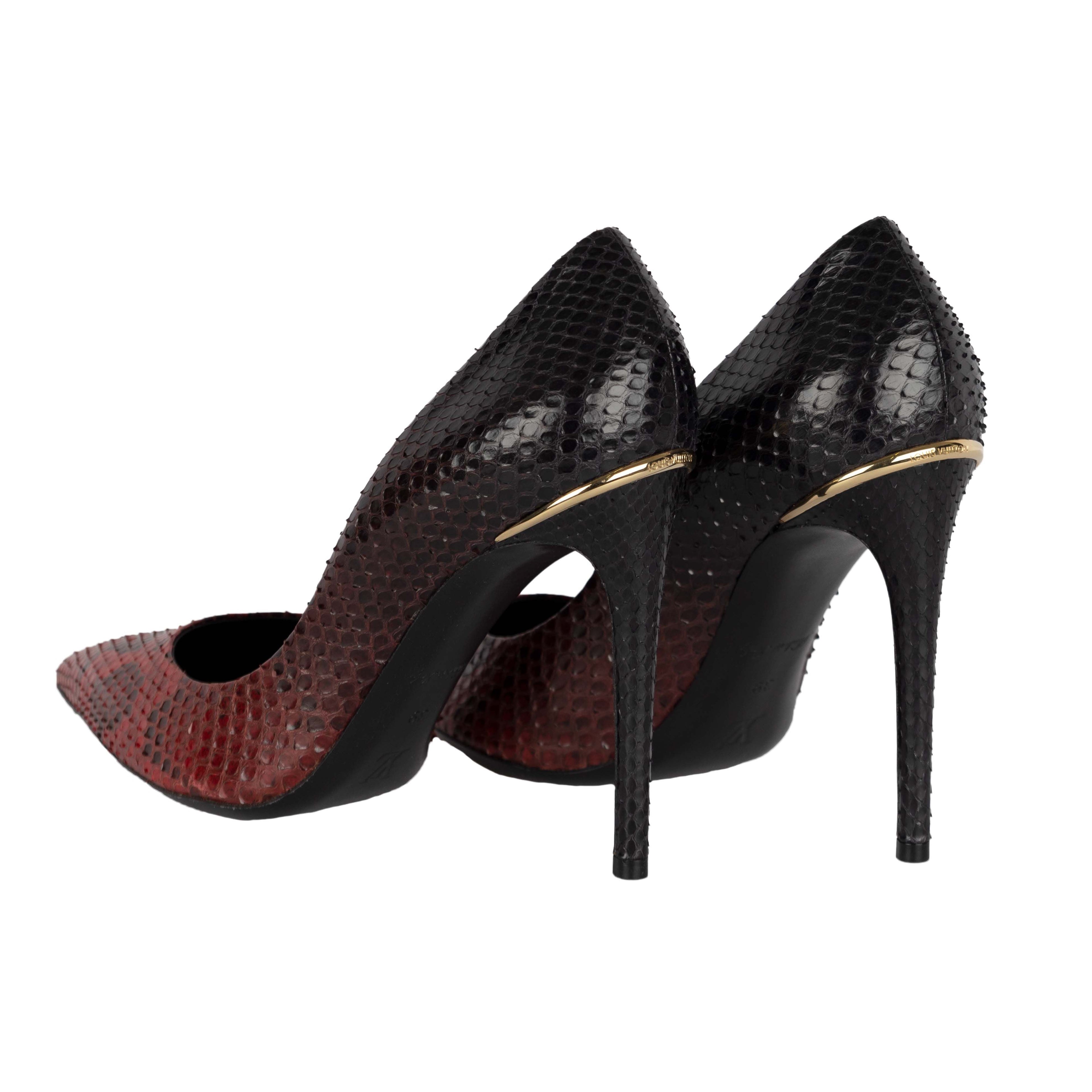 Women's Louis Vuitton Snakeskin Eyeline Pumps