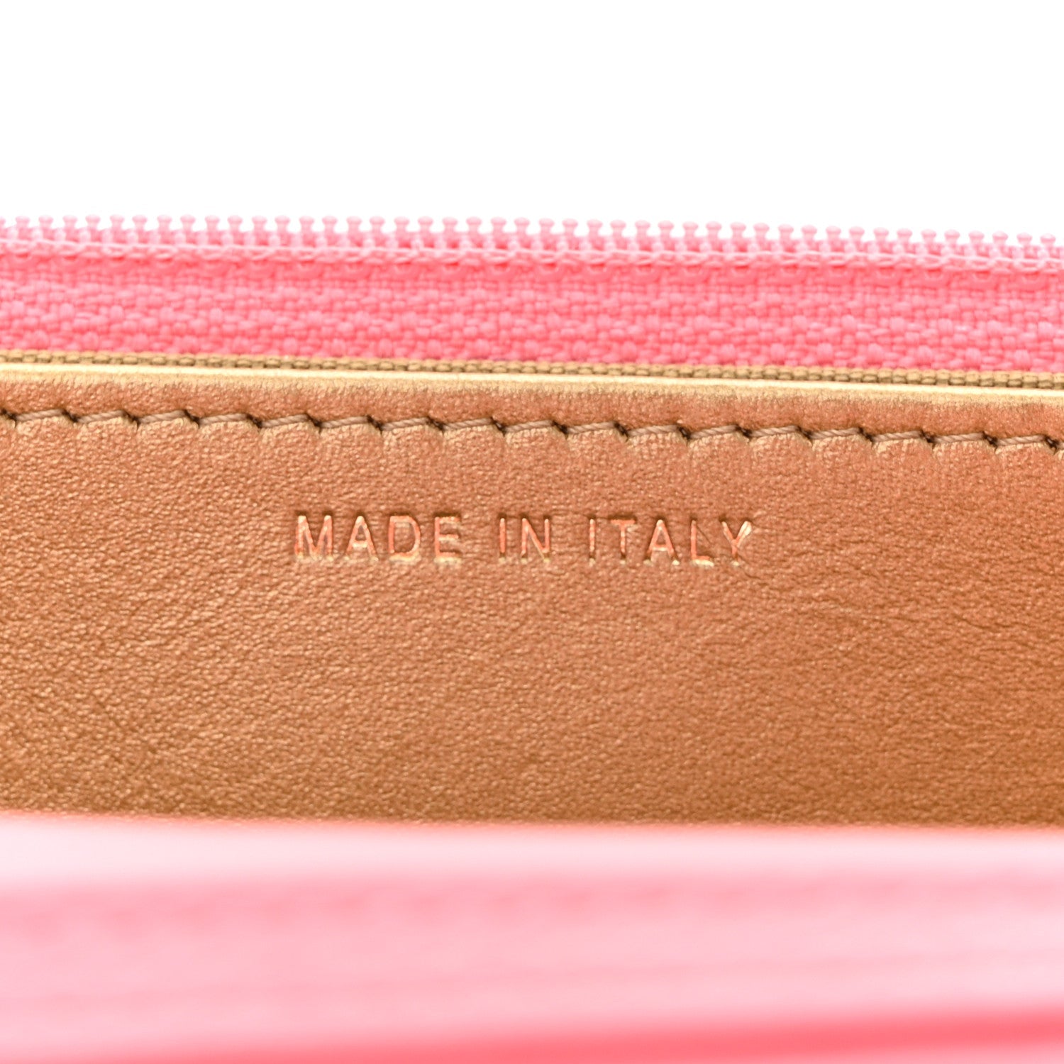 Lambskin Quilted CC Pearl Crush Wallet on Chain WOC Pink