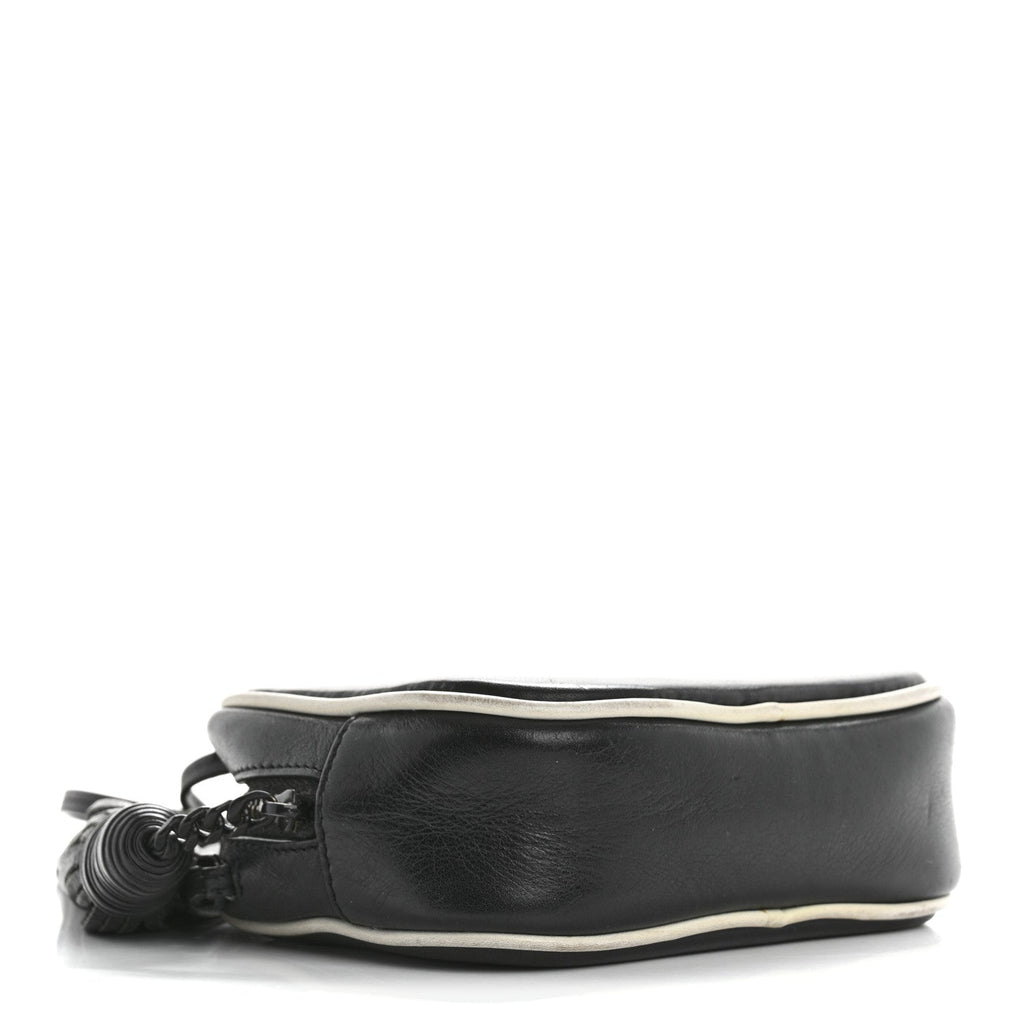Nappa Monogram Blogger Bag Black White