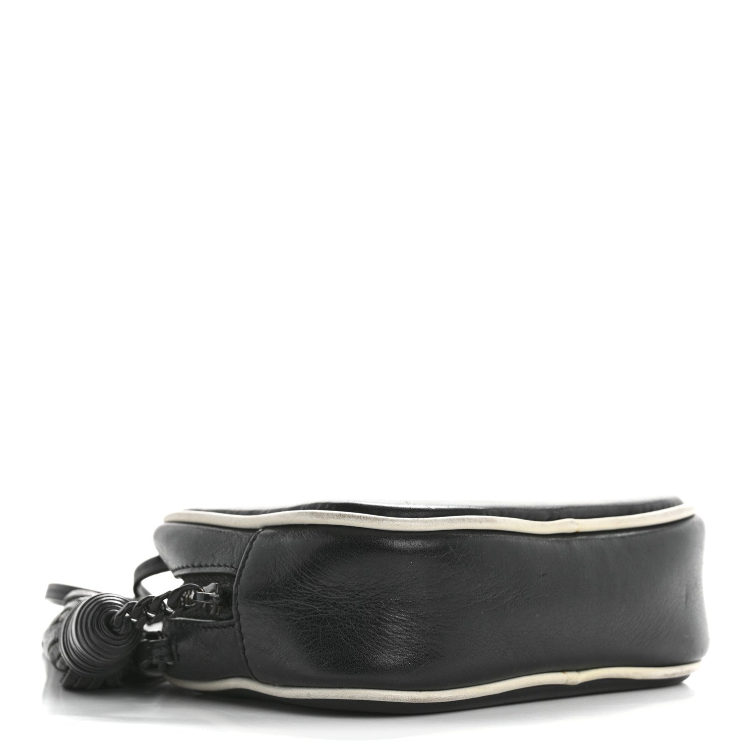 Nappa Monogram Blogger Bag Black White