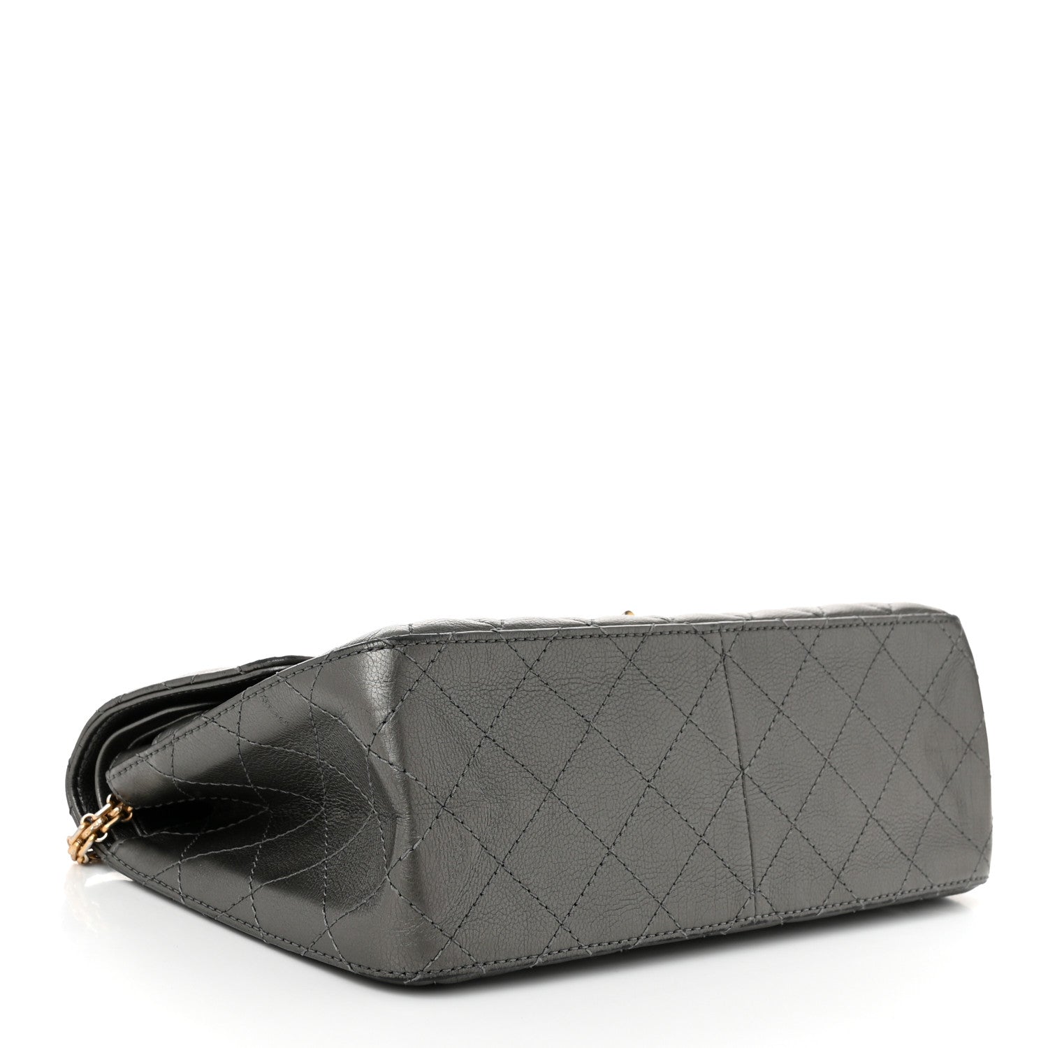 Metallic Calfskin Quilted 2.55 Reissue 226 Flap Charcoal