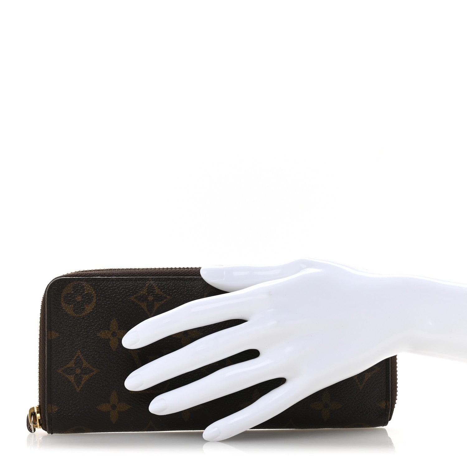 Monogram Clemence Wallet Rose Ballerine