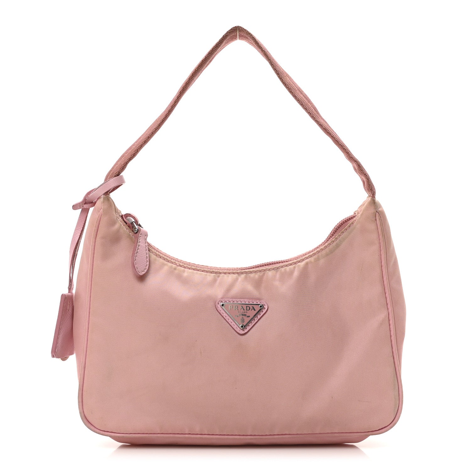 Tessuto Nylon Saffiano Mini Re-Edition 2000 Bag Rosa