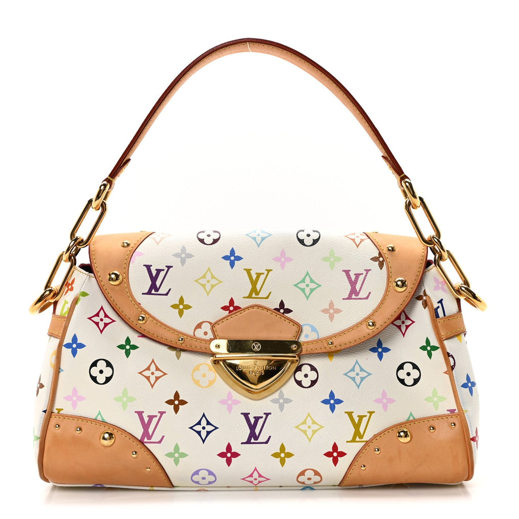 Monogram Multicolor Beverly MM White