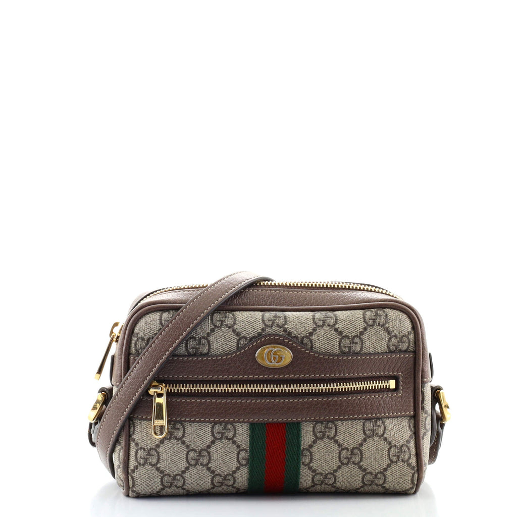 Ophidia Shoulder Bag GG Coated Canvas Mini