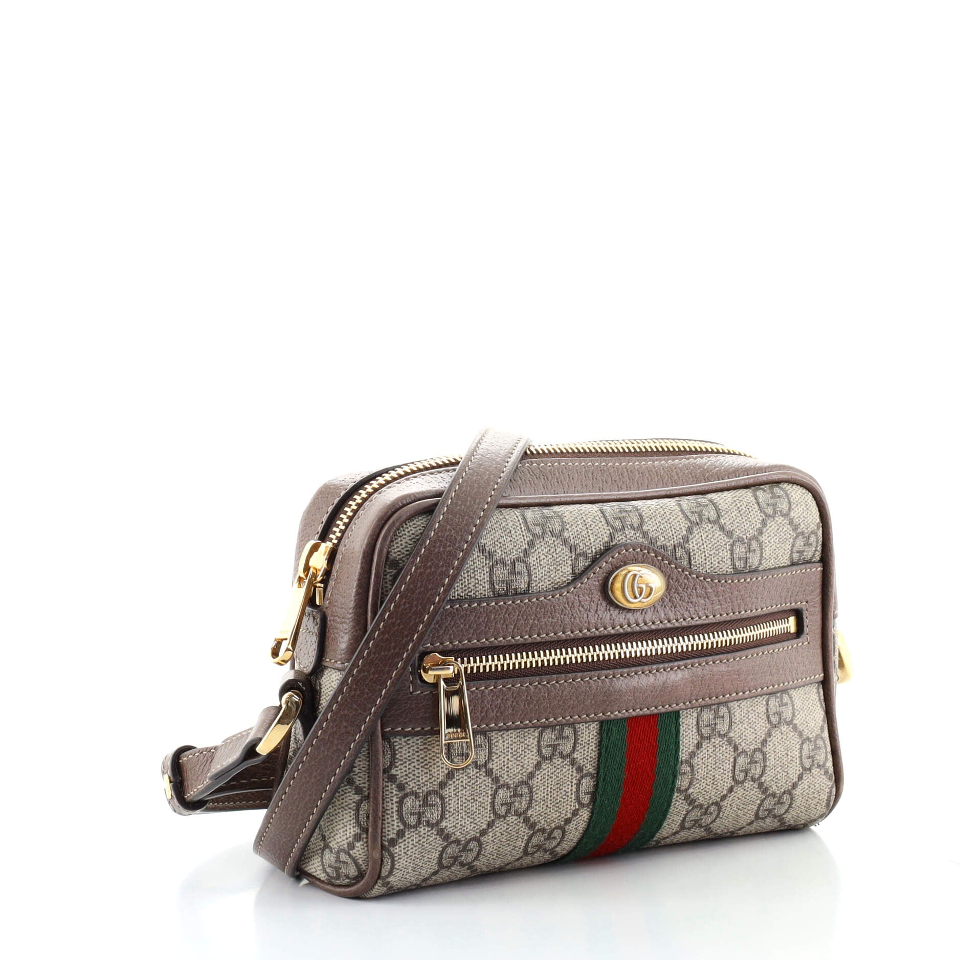 Ophidia Shoulder Bag GG Coated Canvas Mini