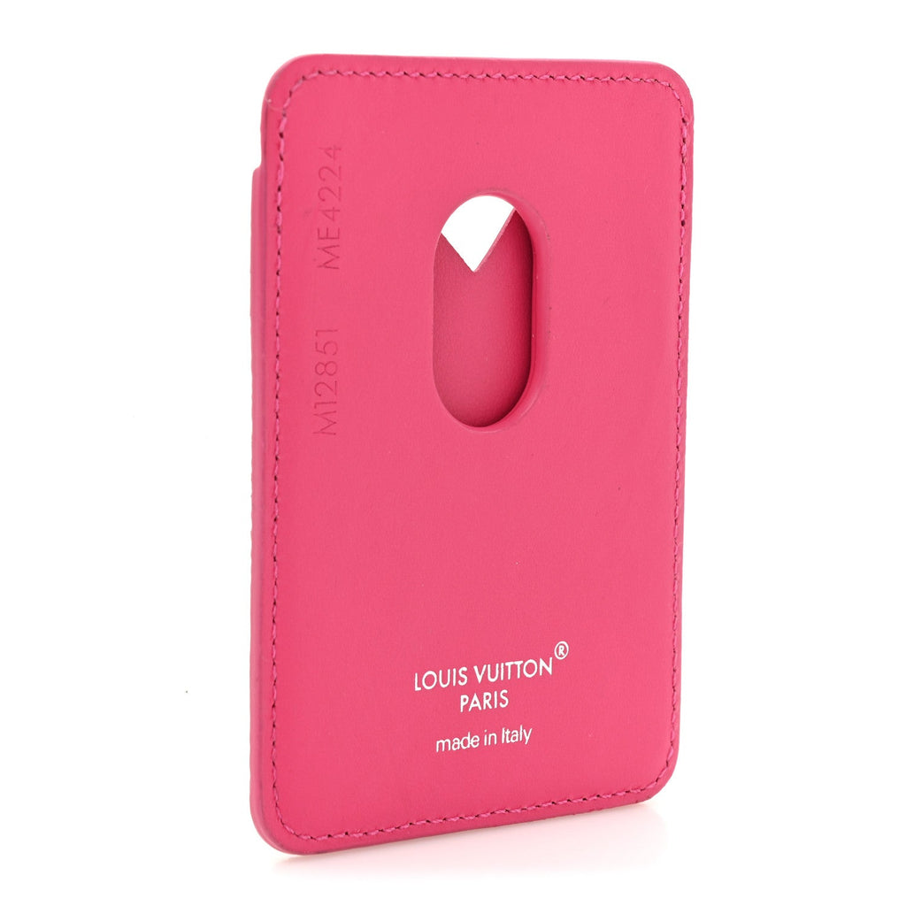 Monogram Porte-Cartes Magnet Pondichery Pink