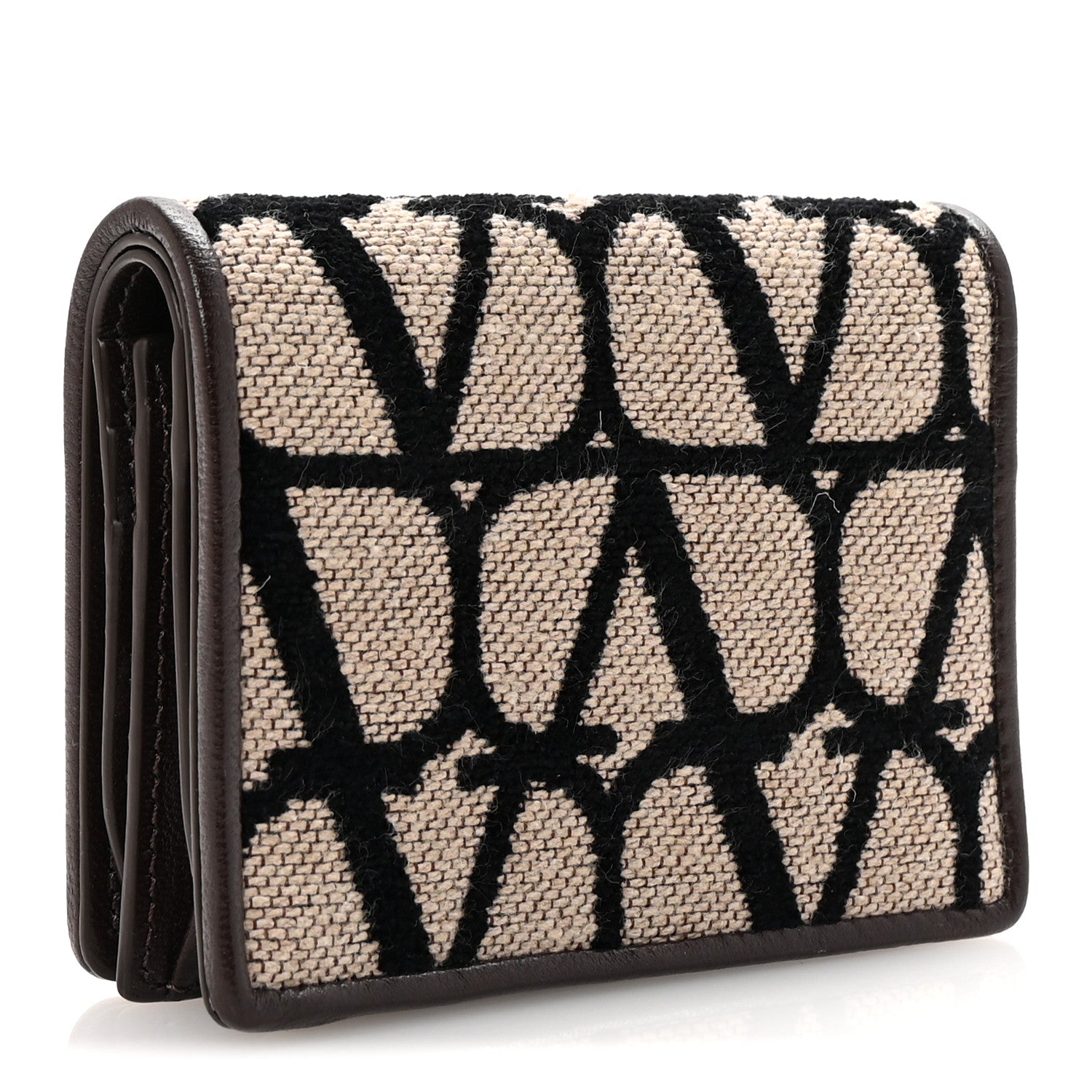 Toile Iconographe Small Wallet Naturale Black Fondant