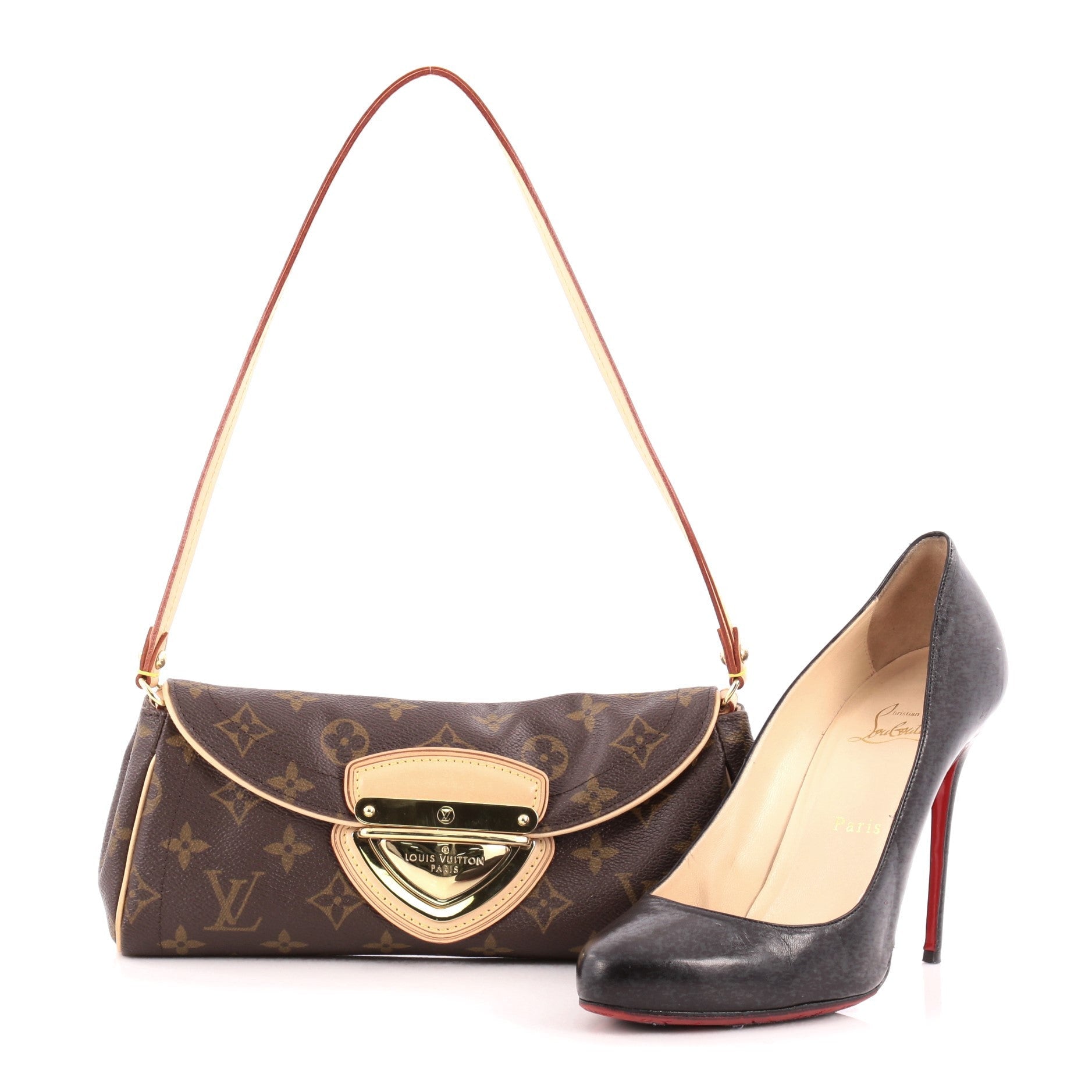 Beverly Clutch Monogram Canvas