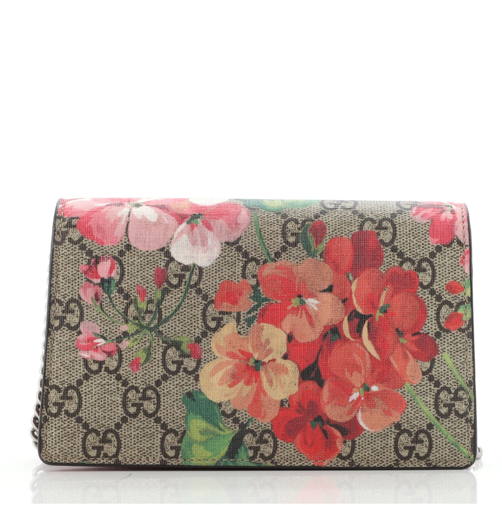 Dionysus Bag Blooms Print GG Coated Canvas Super Mini