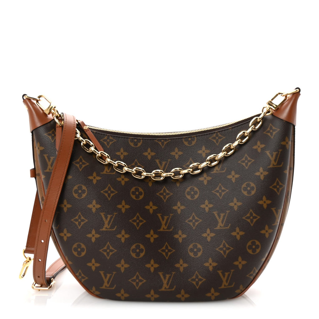 Reverse Monogram Loop Hobo