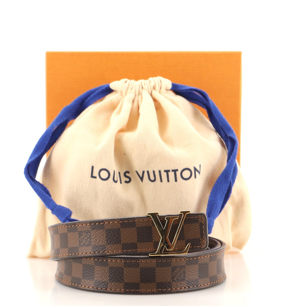 LV Initiales Belt Damier Thin 90