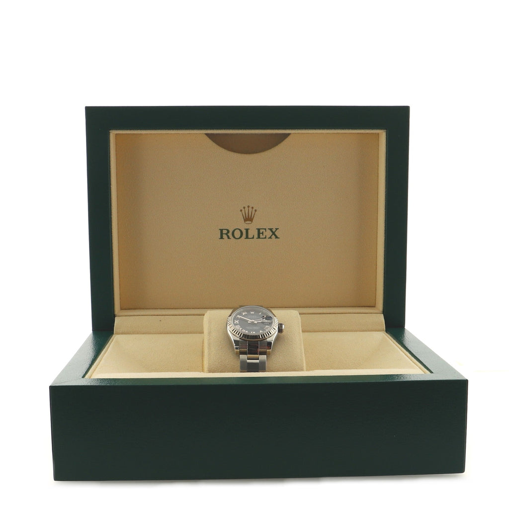 Oyster Perpetual Datejust Automatic Watch Stainless Steel and White Gold 26