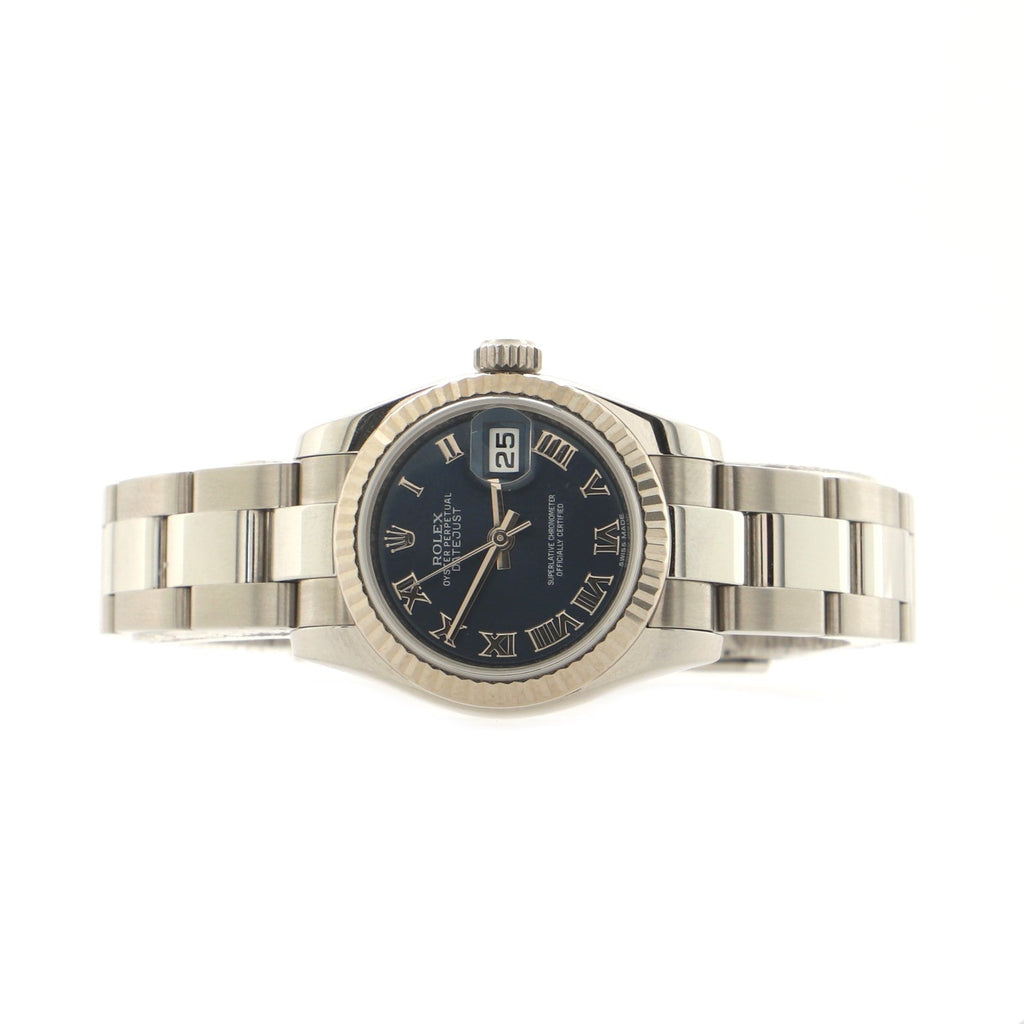 Oyster Perpetual Datejust Automatic Watch Stainless Steel and White Gold 26