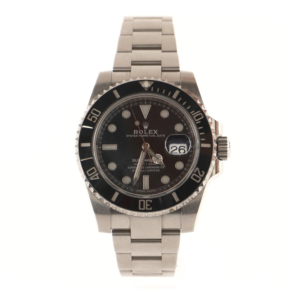 Oyster Perpetual Submariner Date Automatic Watch Stainless Steel and Cerachrom 40