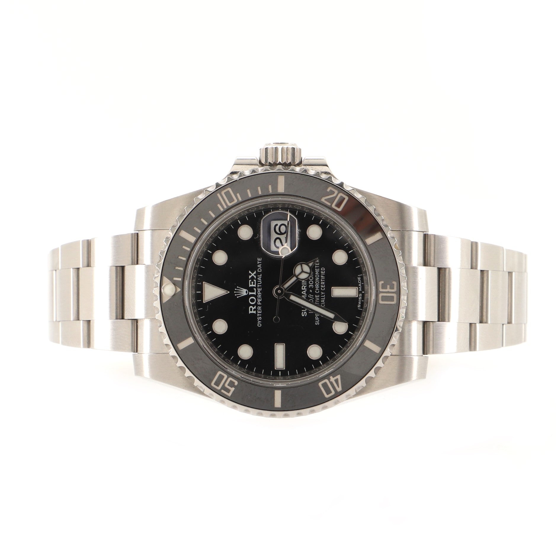 Oyster Perpetual Submariner Date Automatic Watch Stainless Steel and Cerachrom 40