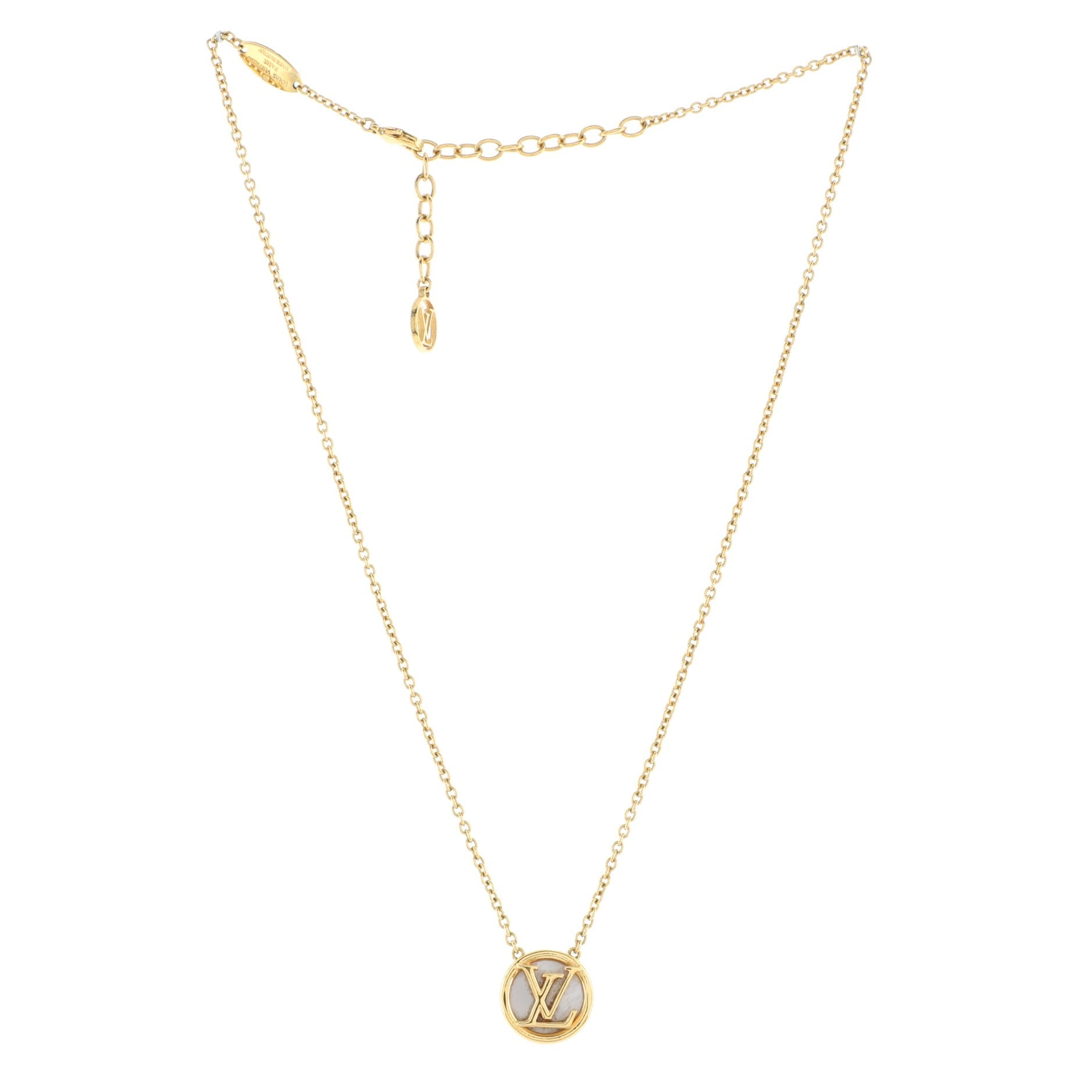 Louise Long Necklace Metal
