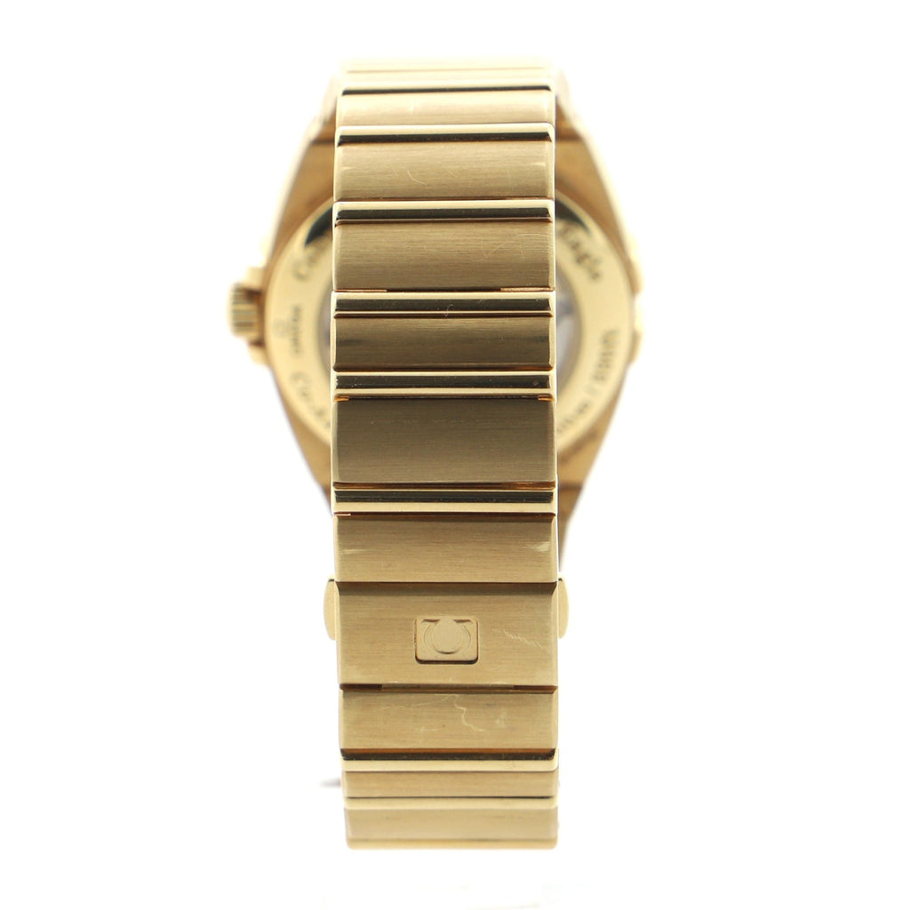 Constellation Double Eagle Automatic Watch Yellow Gold with Diamond Bezel, Diamond Markers and Mother of Pearl 31
