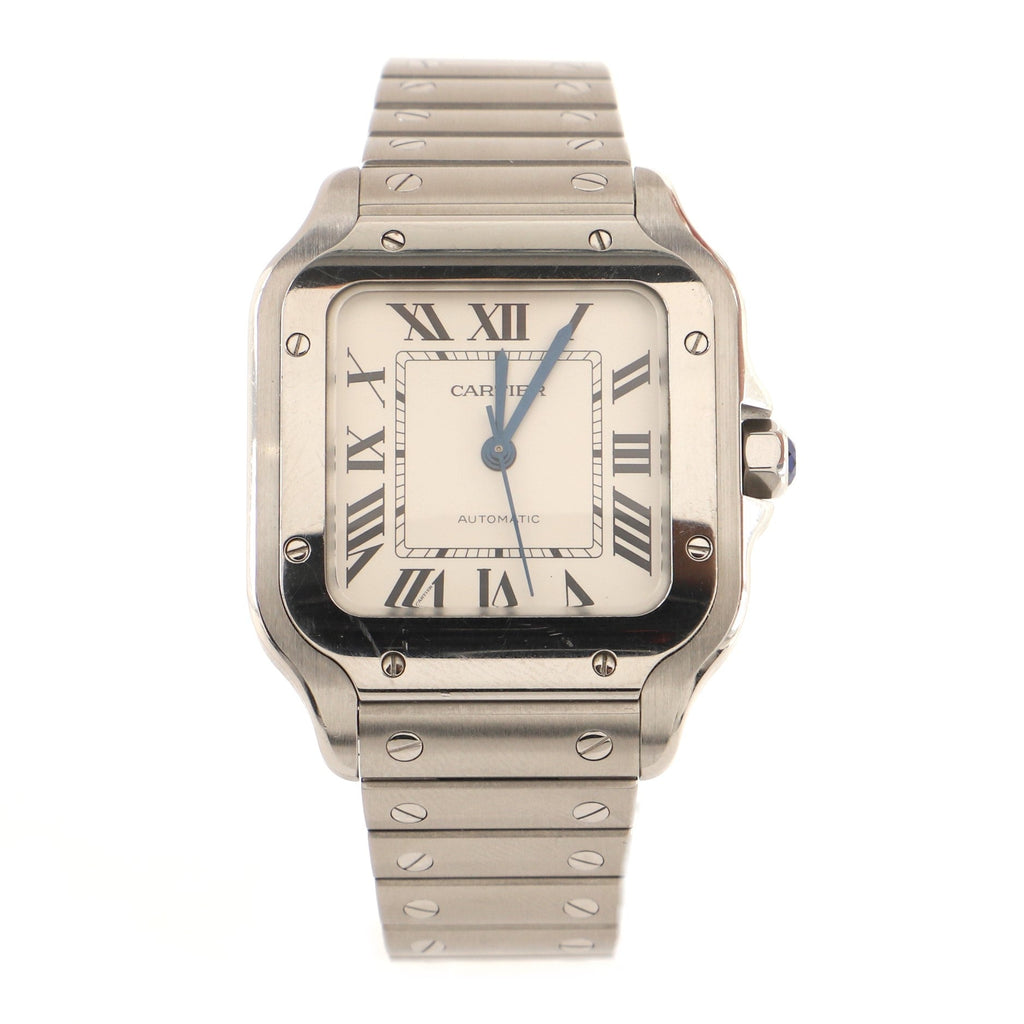 Santos De Cartier Automatic Watch Stainless Steel 35