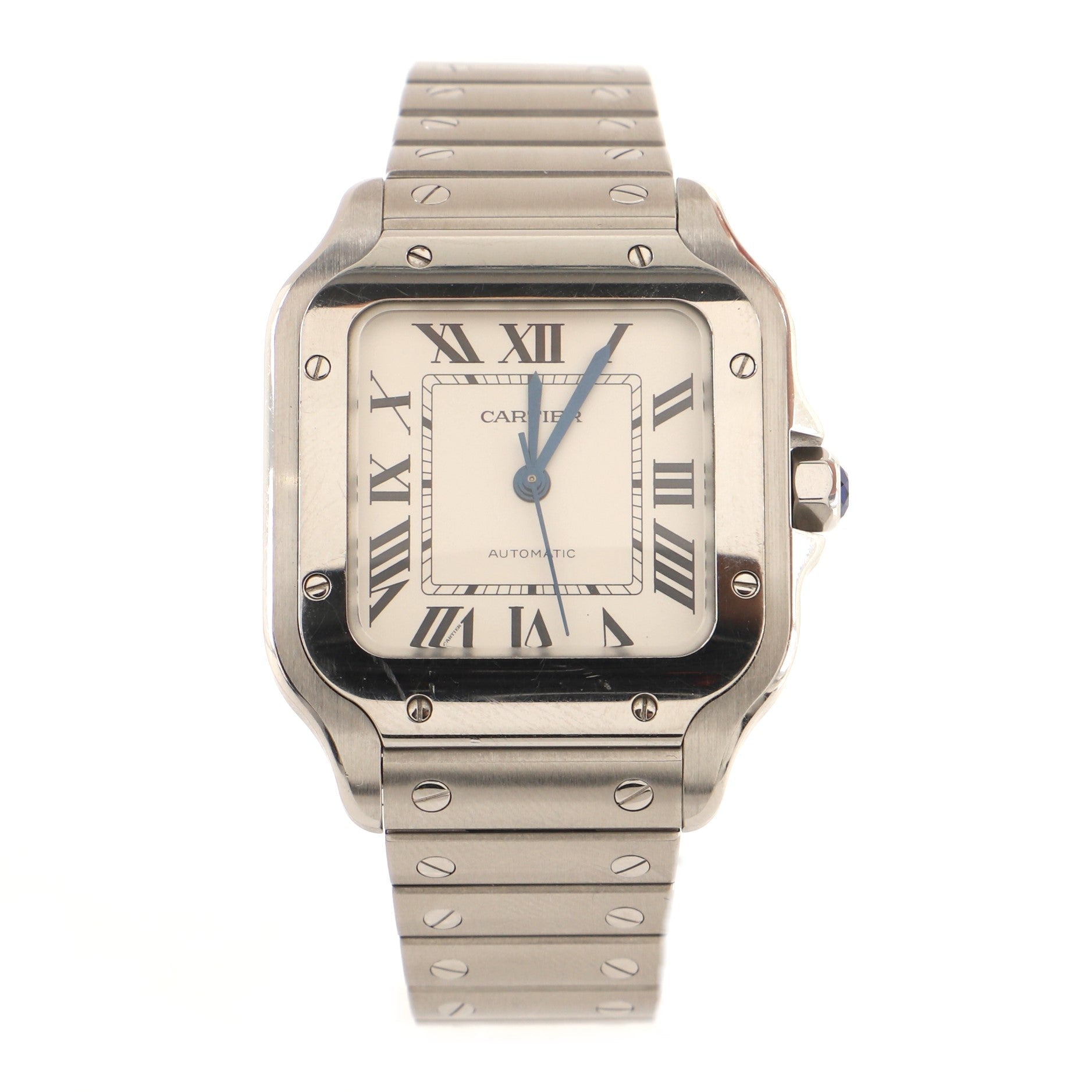 Santos De Cartier Automatic Watch Stainless Steel 35