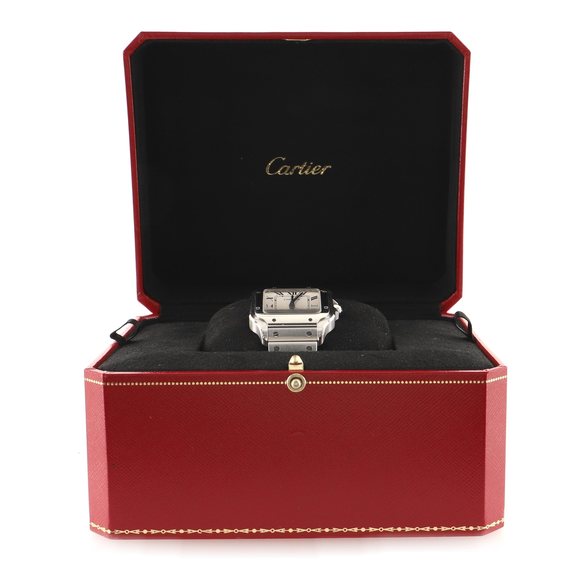 Santos De Cartier Automatic Watch Stainless Steel 35