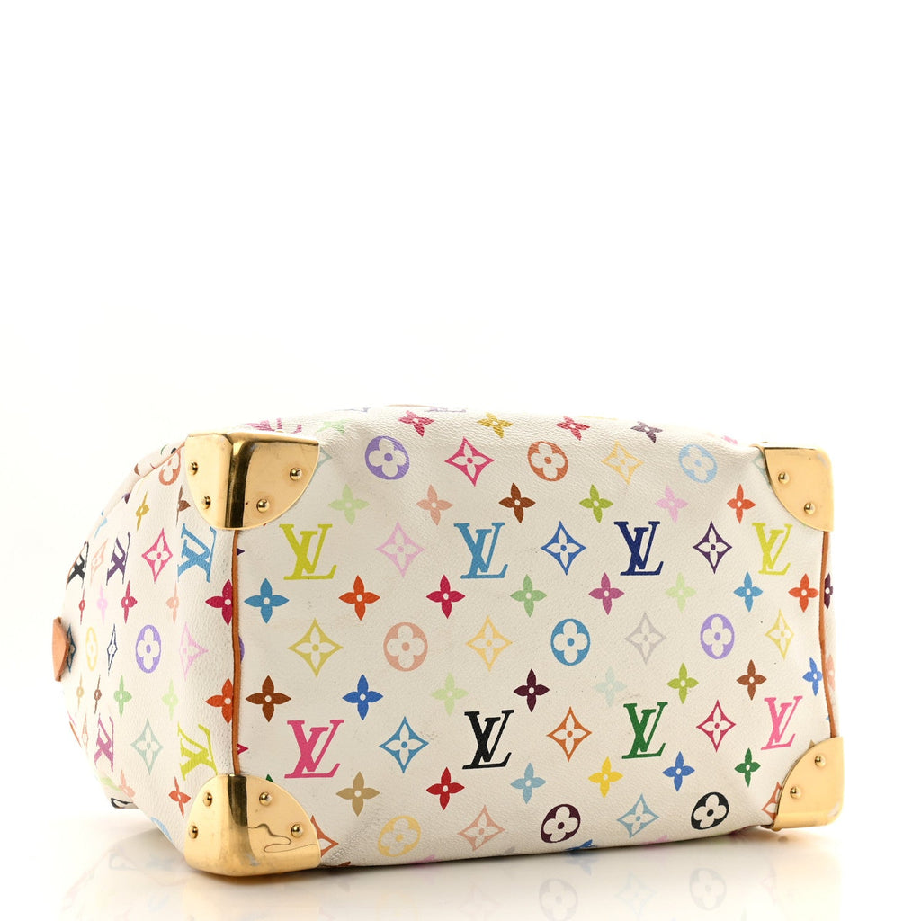 Monogram Multicolor Speedy 30 White