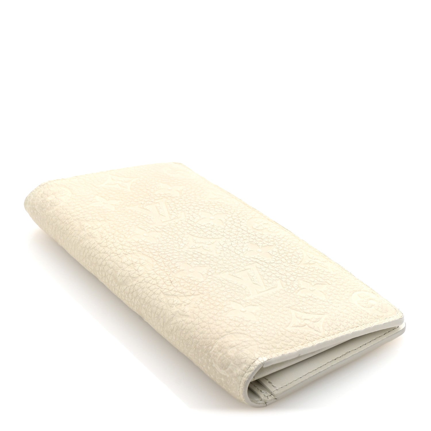 Taurillon Monogram Brazza Wallet White