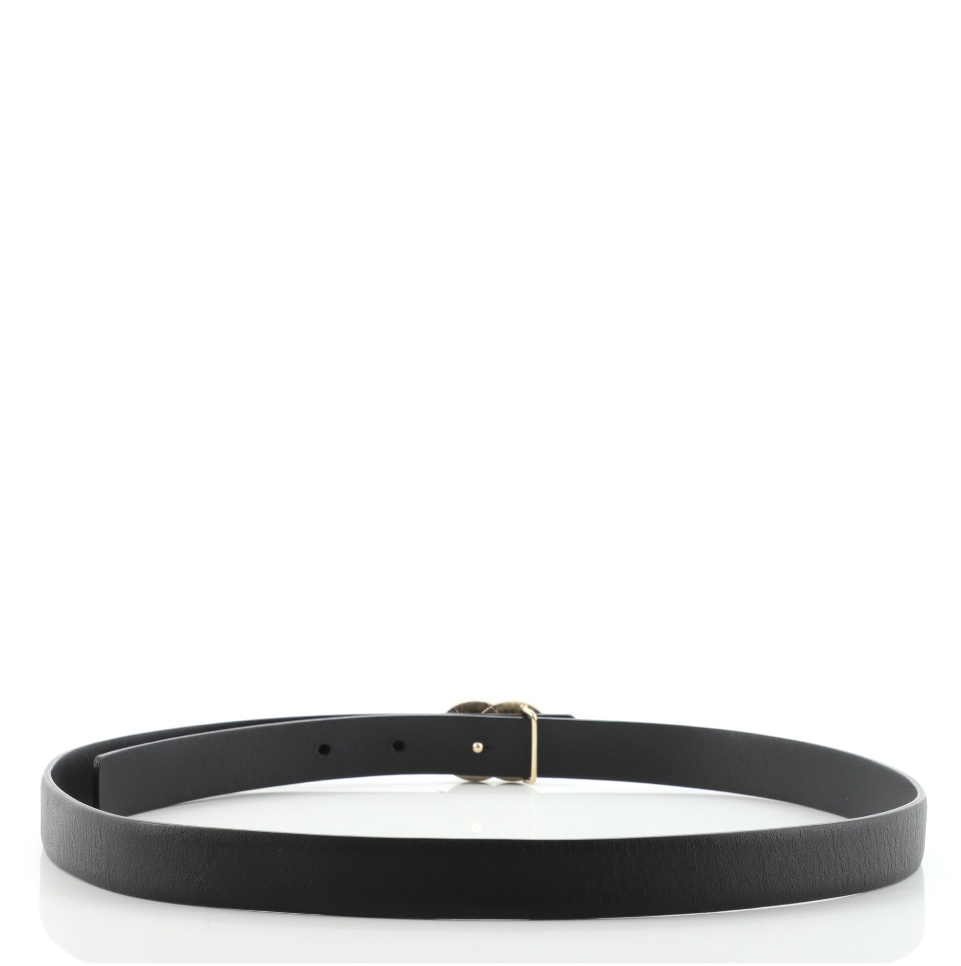 Quilted CC Belt Leather Thin 80