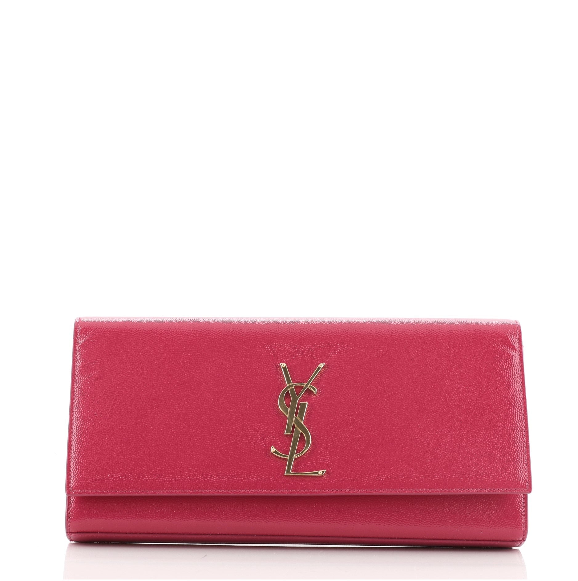 Classic Monogram Clutch Leather Long