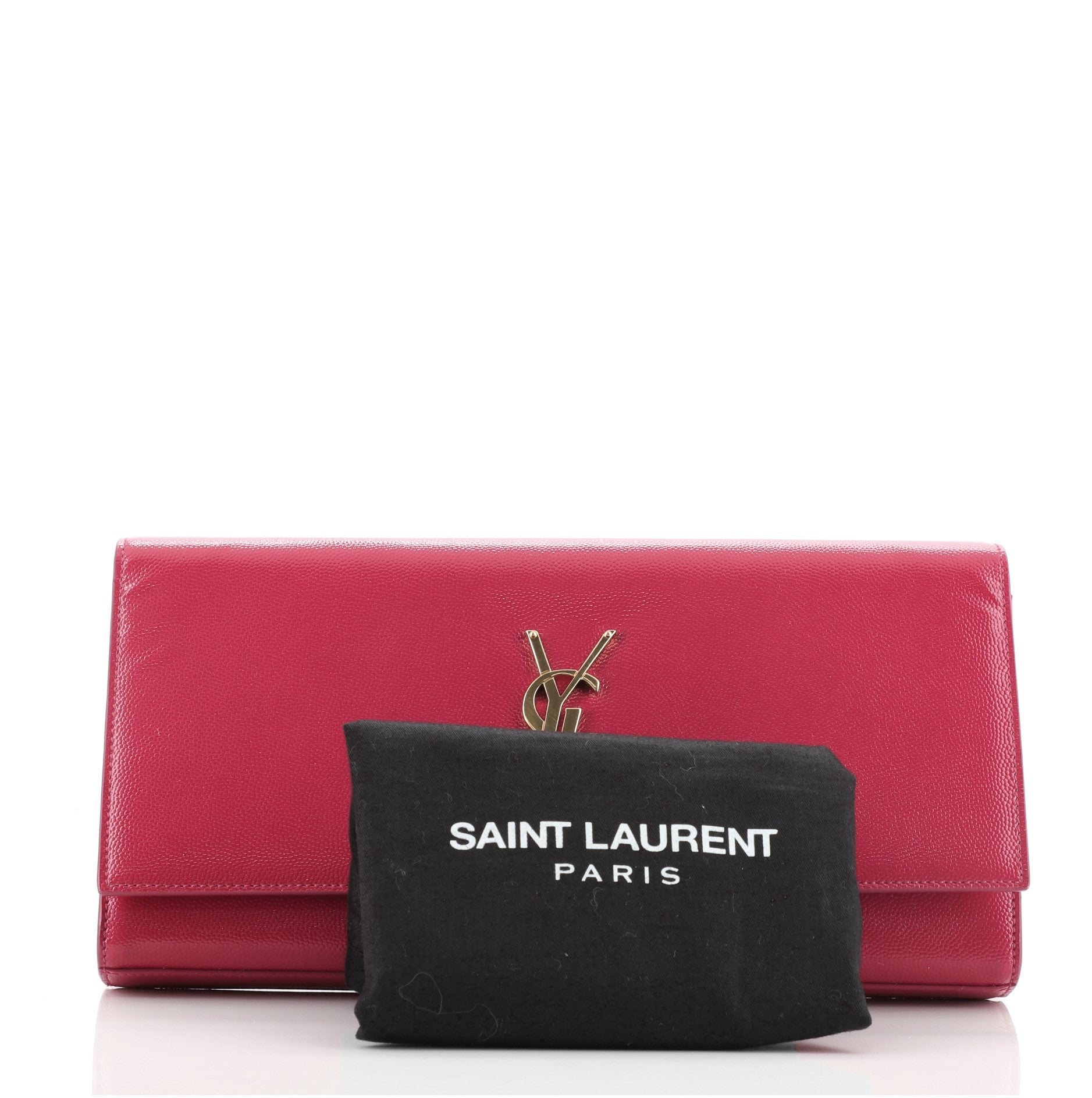 Classic Monogram Clutch Leather Long