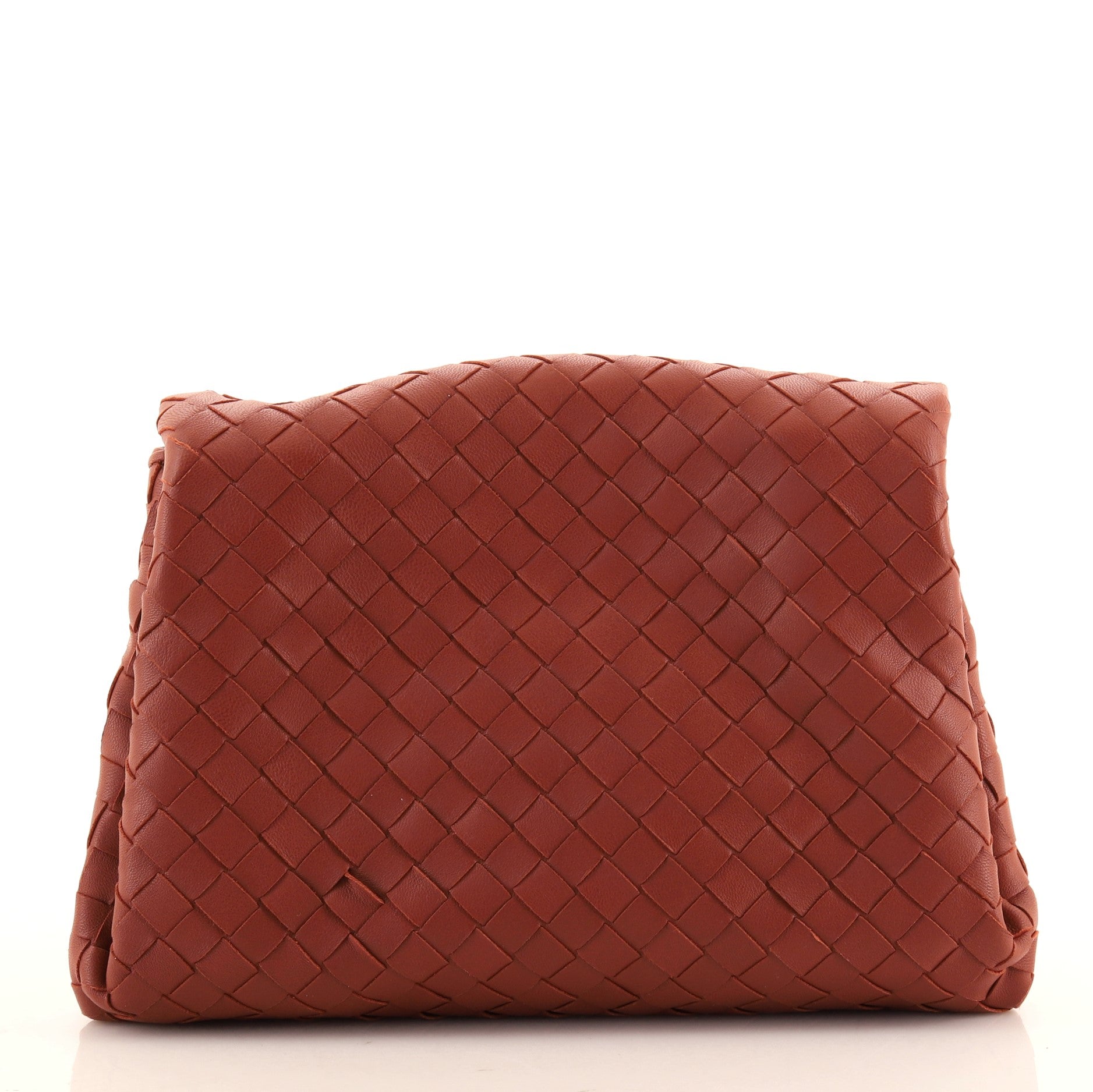 Compartment Flap Clutch Intrecciato Nappa Medium