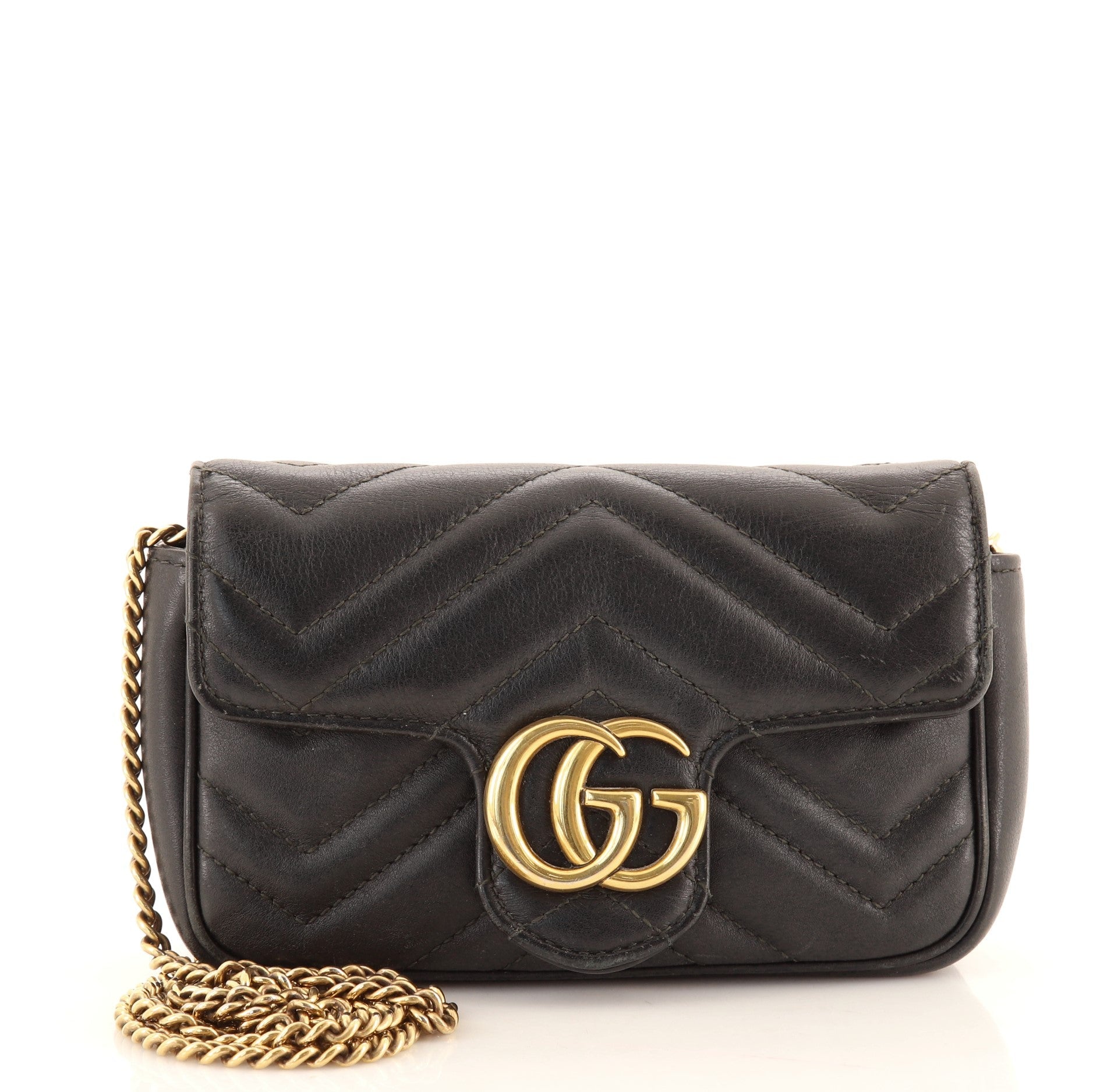 GG Marmont Flap Bag Matelasse Leather Super Mini
