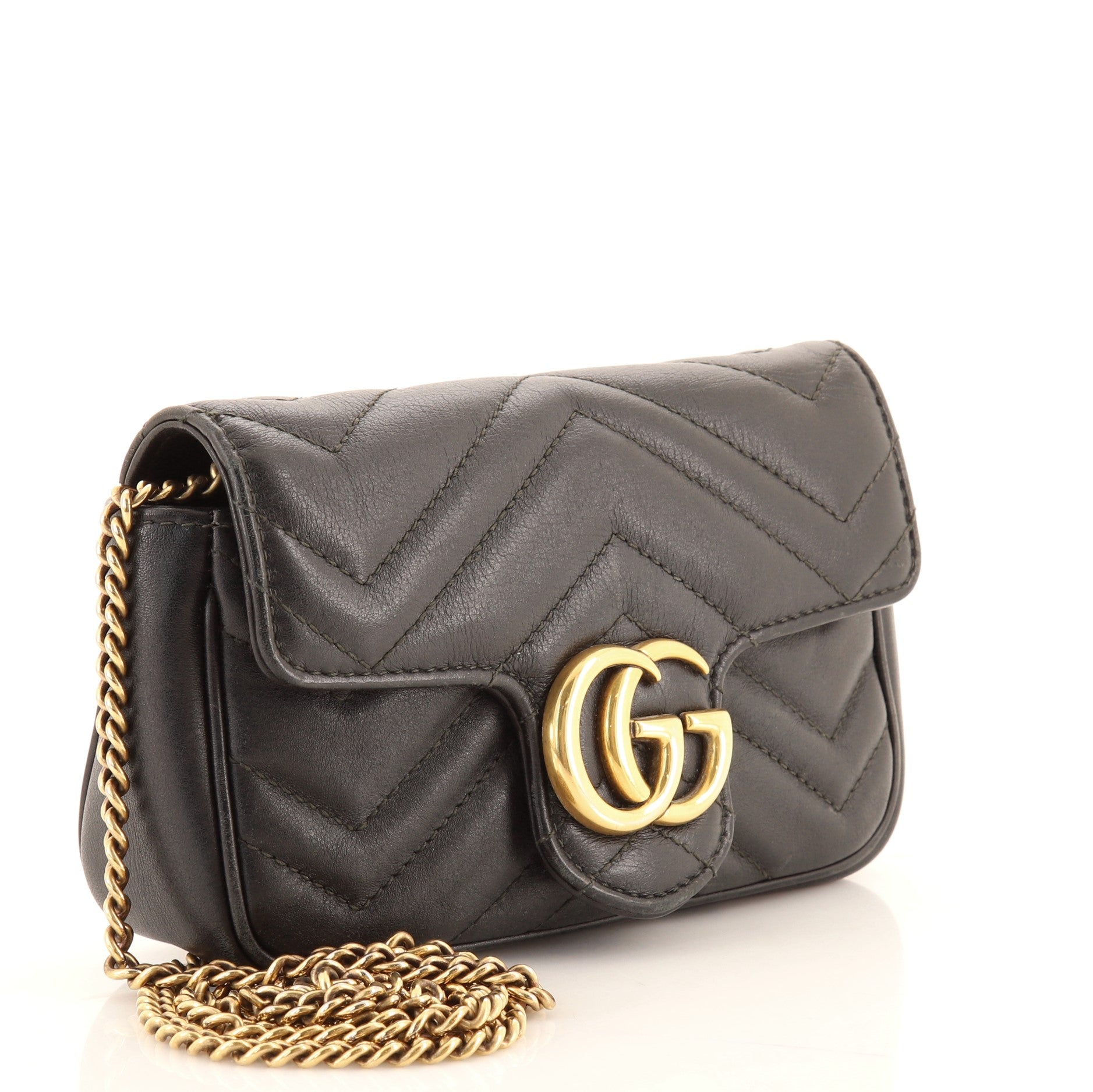 GG Marmont Flap Bag Matelasse Leather Super Mini