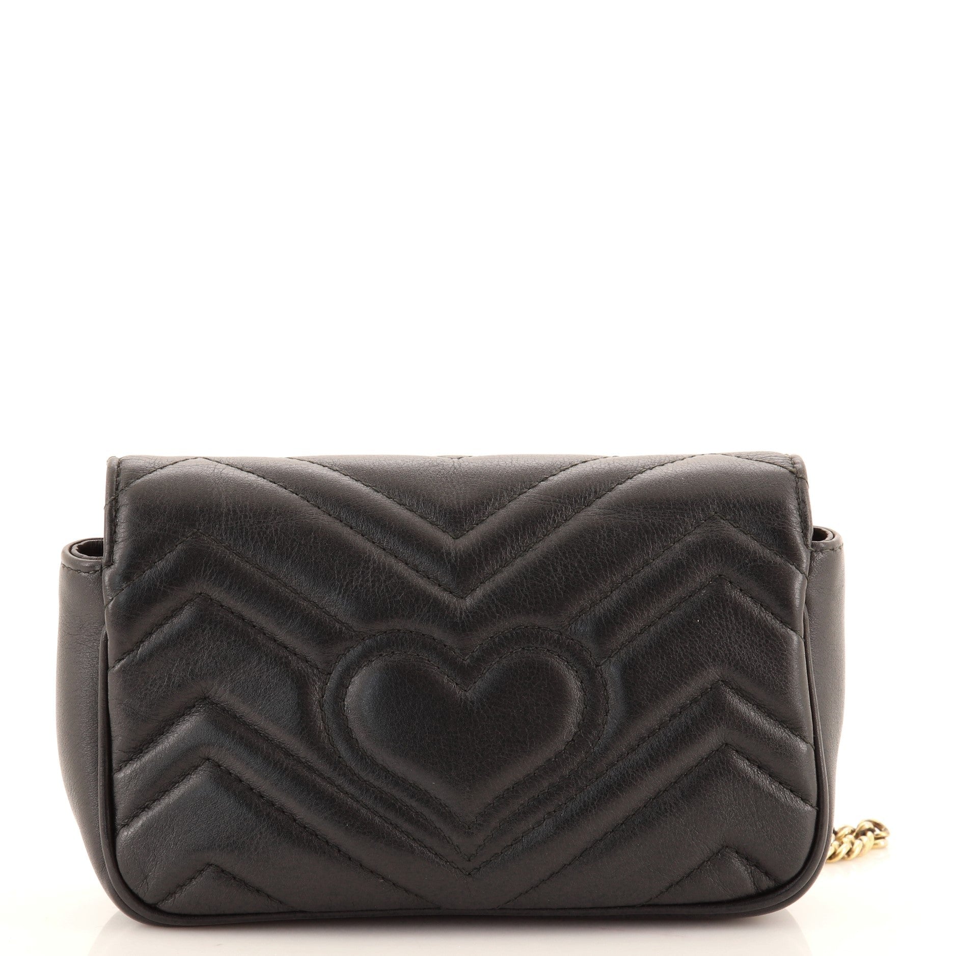 GG Marmont Flap Bag Matelasse Leather Super Mini