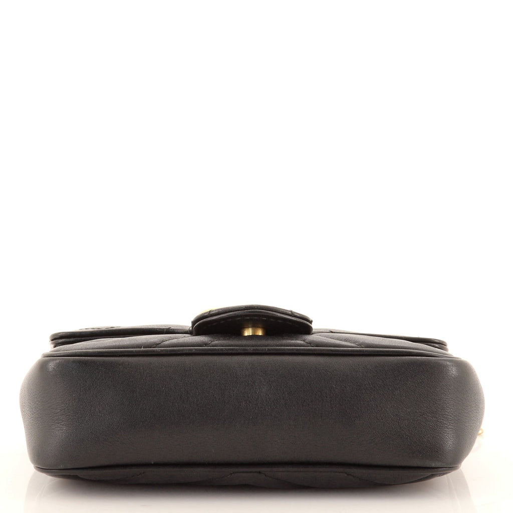 GG Marmont Flap Bag Matelasse Leather Super Mini