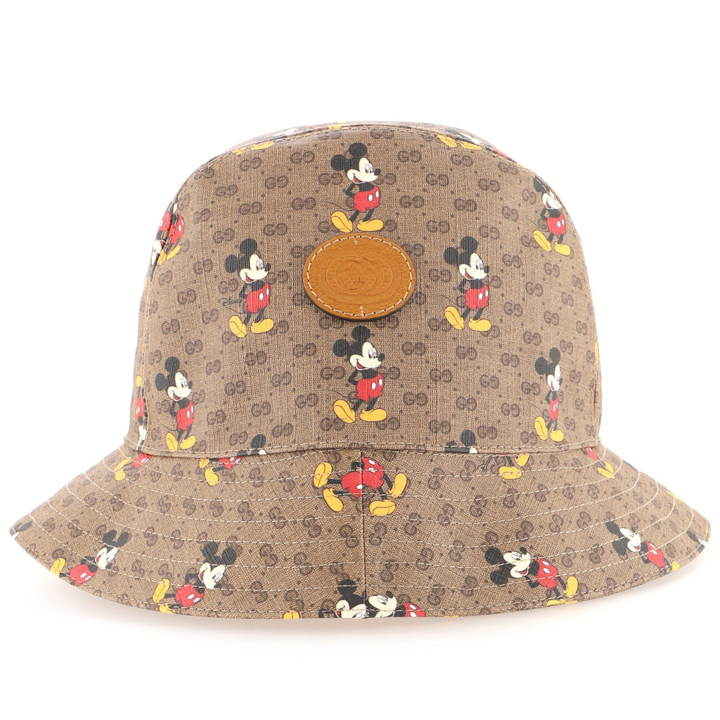 Disney Mickey Mouse Bucket Hat Printed Mini GG Coated Canvas XL